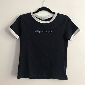 Zara ‘Hug Me Tight’ Ringer Tee